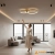 Plafon LED złoty metalowy dwupierścieniowy SPL-20452-2-GD z serii MAVER - Lampy Italux