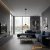 Lampa wisząca czarna szklana bursztynowa PND-84638-BK-AMB z serii APIRO - Lampy Italux