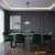 Lampa wisząca czarna szklana 1-punktowa PND-54637-1-BK-SG z serii Ainale - Lampy Italux