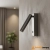 Kinkiet LED szary aluminiowy regulowany WL-21017-GR z serii CALI - Lampy Italux