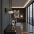 Kinkiet metalowy złoty z białym kloszem WL-8545-1-BK-GD z serii Nico - Lampy Italux