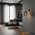 Kinkiet metalowy czarny ze szklanym kloszem WL-40824-1-BK z serii Felis - Lampy Italux