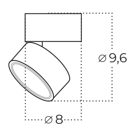 Lampa do wbudowania biała MONA 10W CCT SWITCH WH AZ6036 - AZzardo