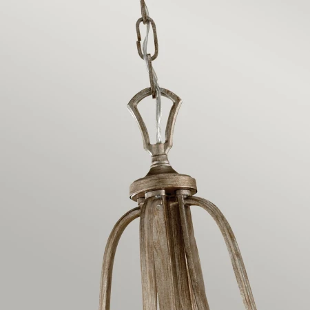 Lampa wisząca beżowa abażur ABBEY FE/ABBEY/P Elstead
