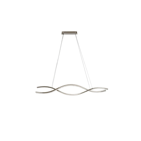 Azzardo Lampa wisząca aluminiowa chromowana 150cm AZ6564 z serii SPARK WAVES