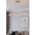 Azzardo Lampa wisząca aluminiowa chromowana 150cm AZ6564 z serii SPARK WAVES