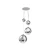 Lampa wisząca SILVER BALL 4 AZ2531 - Azzardo