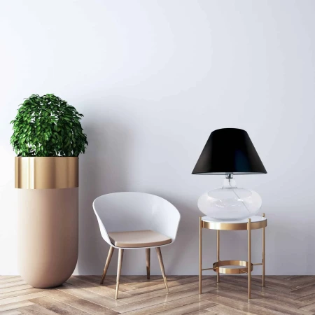 Lampa na stół ADANA TRANSPARENT 5519BK Zuma Line - W