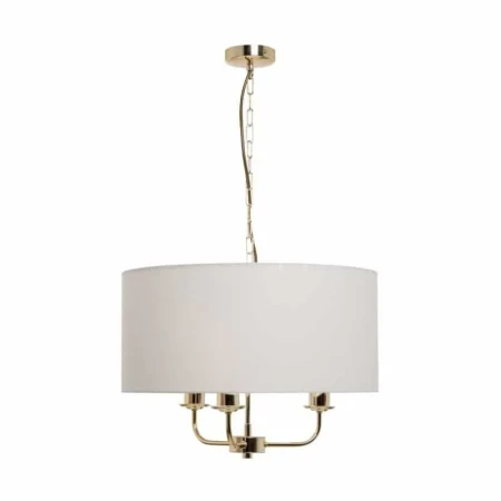 Lampa wisząca ROCCO w stylu Hampton do salonu biała 6231Z-H06 - Zuma Line