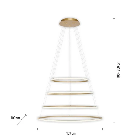 Lampa wisząca TESSARA 2124-60 - Paul Neuhaus