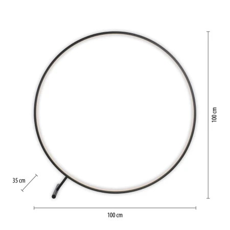 Lampa podłogowa LED HULA 320-18 - Paul Neuhaus