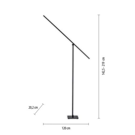 Lampa podłogowa PURE-GRAFO 407-18 - Paul Neuhaus