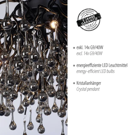 Plafon designerski ICICLE 8092-18 - Paul Neuhaus
