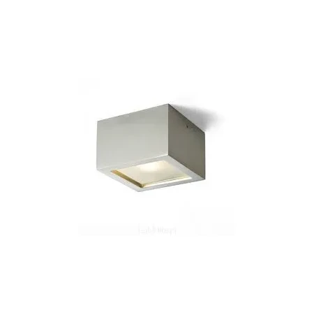 Oprawa sufitowa DEZA kwadratowa aluminium 230V G9 halogen 25W IP54 R10166 - RedLux