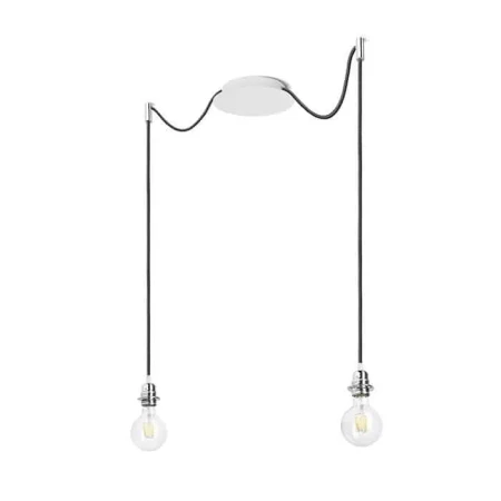 Lampa wisząca KOMBIX R11778 BP+CK+CHO 230V E27 2x28W - RedLux