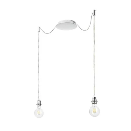 Lampa wisząca KOMBIX R11784 CHP+TK+CHO 230V E27 2x28W - RedLux