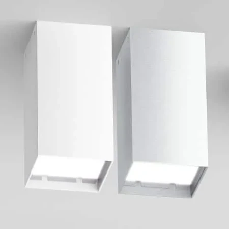 Oprawa sufitowa MEA kwadratowa biała 230V E27 18W R10196 - RedLux