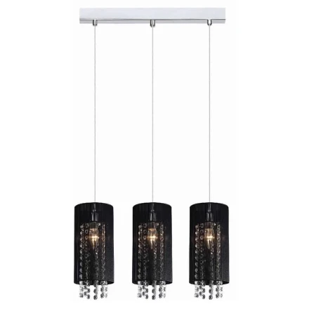 Lampa nad stół wisząca abażur LANA MDM1787/3 BK  - Italux