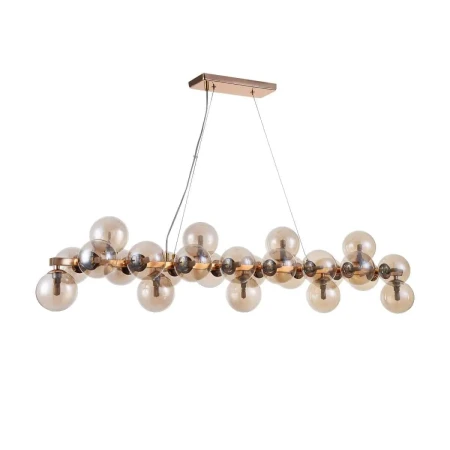 Lampa designerska wisząca CABELLA PND-5252-A-25-GD-CGN - Italux