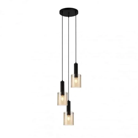 Lampa nad stół wisząca nowoczesna Sardo Rain PND-5581-3A-BK+RNAMB czarna – Italux