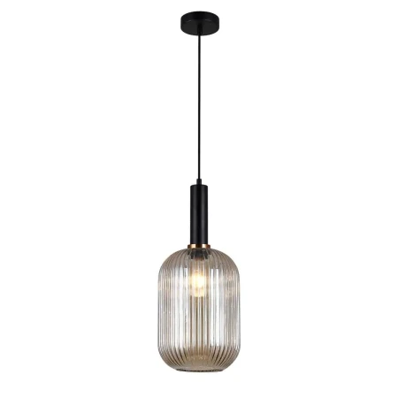 Lampa wisząca nowoczesna ANTIOLA PND-5588-1L-BK+AMB - Italux