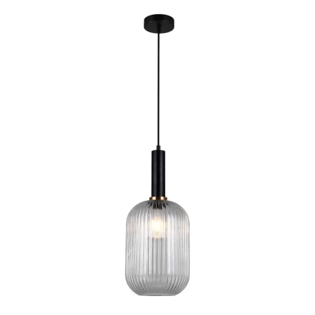 Lampa wisząca nowoczesna ANTIOLA PND-5588-1L-BK+CL - Italux