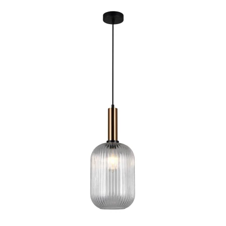 Lampa wisząca nowoczesna ANTIOLA PND-5588-1L-BRO+CL - Italux