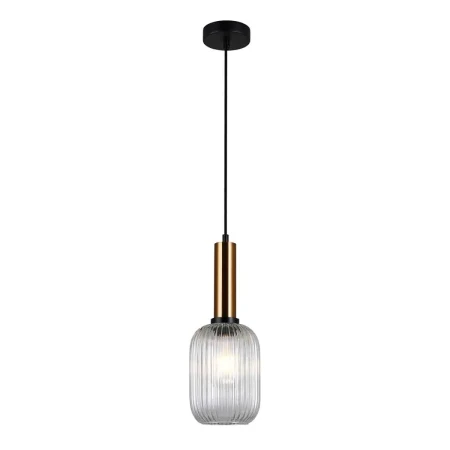Lampa wisząca nowoczesna ANTIOLA PND-5588-1M-BRO+CL - Italux