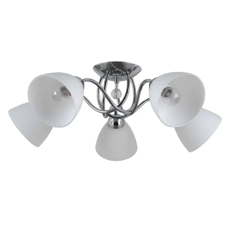 Lampa klasyczna wisząca Lugano PND-5643-5 chrom – Italux
