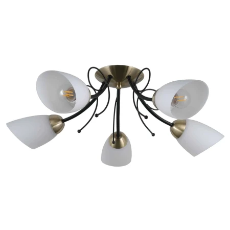 Lampa klasyczna wisząca Cristina PND-6706-5 antyczny brąz – Italux