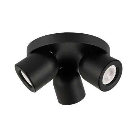 Lampa sufitowa Nuora SPL-2855-3C-BL czarna – Italux