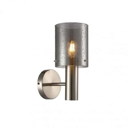 Kinkiet nowoczesny Sardo Rain WL-5581-1A-SC+RNSG satynowy nikiel – Italux