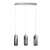 Lampa wisząca nowoczesna VERIZON MD109003-3B  - Italux