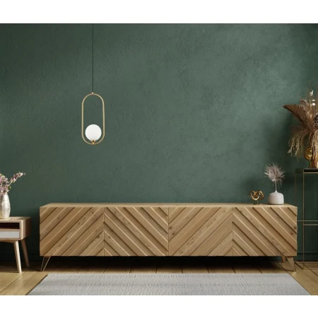Lampa stylowa wisząca  Lupus PND-3965-1-BRO - Italux