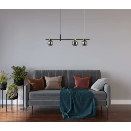 Lampa wisząca Bletter PND-5225-3-BK-SG - Italux