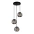 Lampa wisząca nowoczesna Hilo PND-22341-3SA-BK - Italux