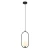 Lampa stylowa wisząca  Lupus PND-3965-1-BK - Italux