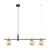 Lampa wisząca Bletter PND-5225-3-BK-AMB - Italux