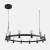 Lampa stylowa designerska wisząca Almelo PND-83812-24 - Italux
