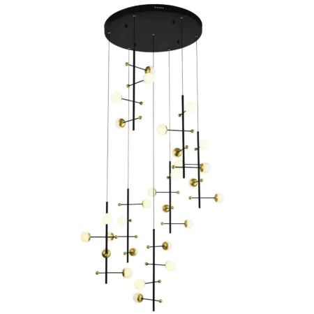 Lampa designerska wisząca Helmond PND-43883-28 - Italux