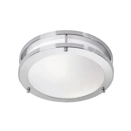Plafon nowoczesny TABY LED IP44 Chrom/Biały 105621 - Markslojd