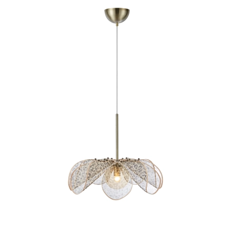 Lampa wisząca bursztynowa STYRKA 1L 63cm Bur 109169 - Markslojd