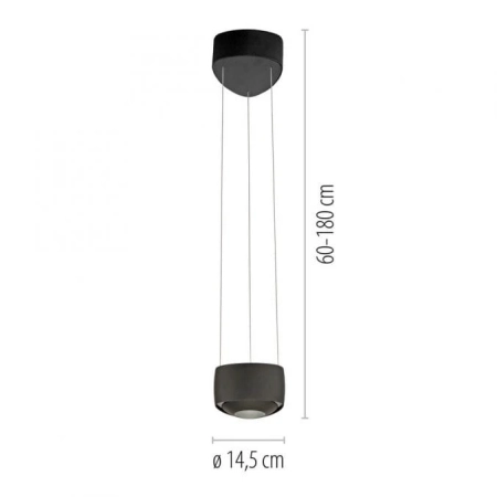 Lampa wisząca na pilota z windą Q-STRETTO 2657-18 - Paul Neuhaus