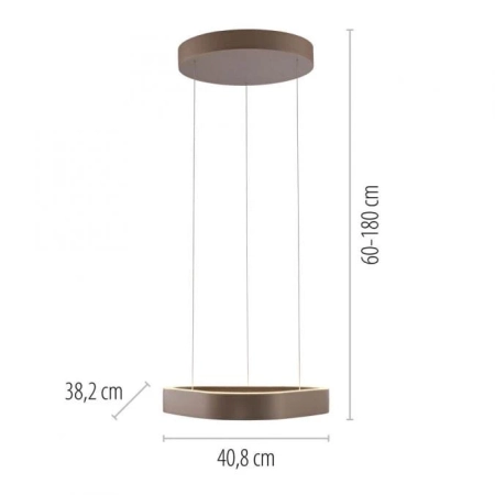 Lampa wisząca designerska na pilota Q-STRETTO 2689-97 - Paul Neuhaus
