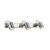 Kinkiet nowoczesny LUX  IP44 Stalowy 105475 - Markslojd