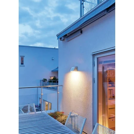 Kinkiet ogrodowy SKI LED z gniazdkiem SCHUKO DIM 1390B - Norlys