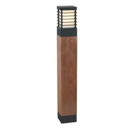 Lampa stojąca słupek drewno HALMSTAD 85CM 1410B - Norlys