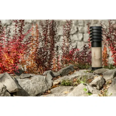 Lampa stojąca na ogród drewniana ALTA 85CM 1440B - Norlys
