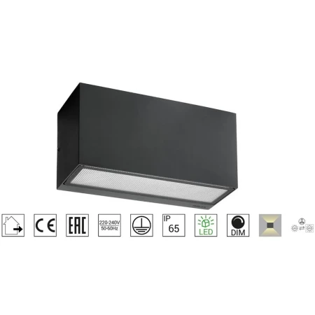 Kinkiet ASKER 1720 BLACK - Norlys