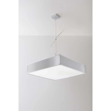 Lampa wisząca nowoczesna HORUS 45 szary SL.0134 - Sollux